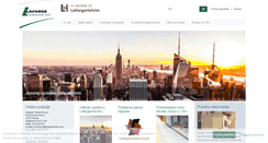 Desktop Screenshot of lafarge.si